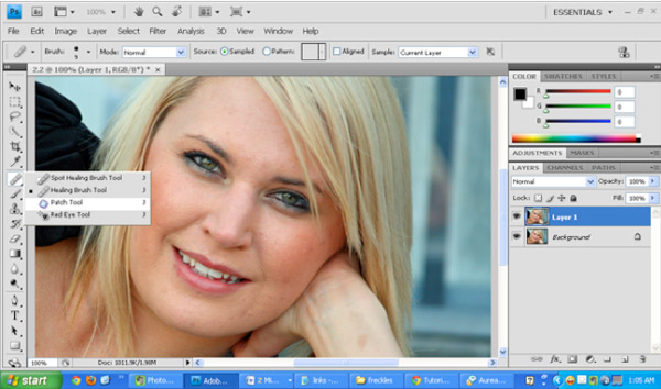 Reduce skin Imperfections Using Photoshop 1 How to Reduce Blemishes and Skin Imperfections Using Photoshop
